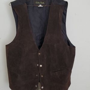 Vintage Western Style Leather Vest